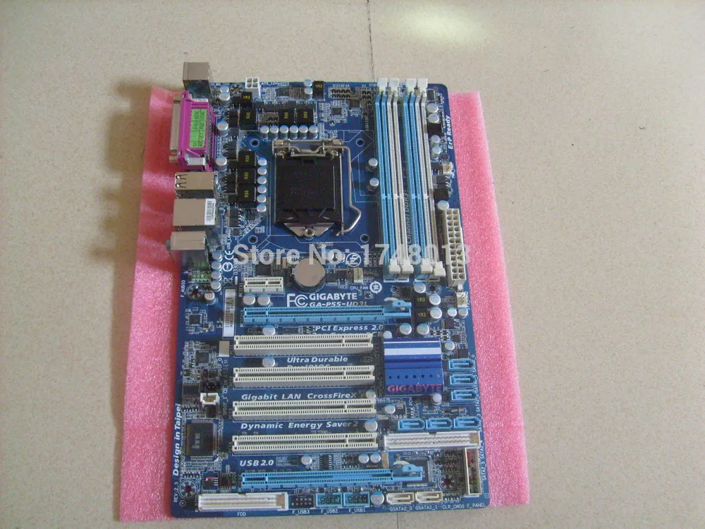 

Free shipping original motherboard for Gigabyte GA-P55-UD3L DDR3 LGA 1156 P55-UD3L 16GB P55 Desktop motherboard