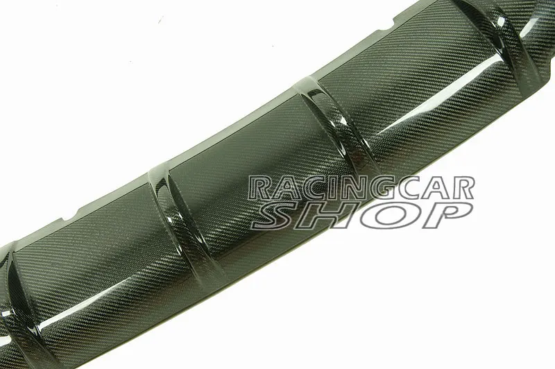 Carbon Fiber Rear Lip Bumper Bar Diffuser Fit For VW Scirocco R Bumper 2009-2014