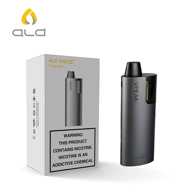 

ALD vape pod electronic cigarette vaporizer e-cigarettes pod mod system refillable MTL vape pen e shisha ecigarette vaper mini