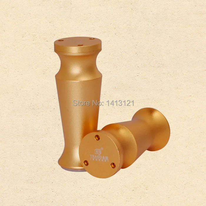 cheap 12cm Space aluminum furniture leg furniture foot bed cabinet coffee table sofa bookcase support leg hardware part