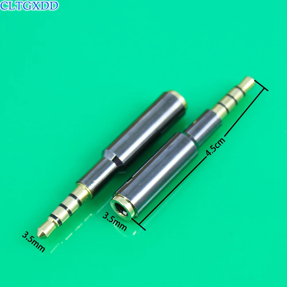 

cltgxdd Jack 3.5mm Male to 3.5mm Female OMTP to CTIA conversion Audio Adapter for Earphone