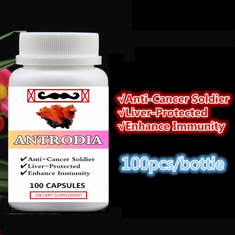 

Best Anti-Cancer Soldier,Pure Origin Antrodia Camphorata Extract,Liver-Protected Enhance Immunity Detoxification - 100pcs/bottle
