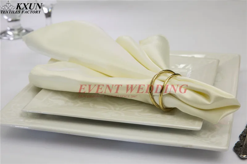 Дешевая скатерть квадратная атласная ткань Карманный платок ткань для свадебного украшения вечерние товары для дома в отеле