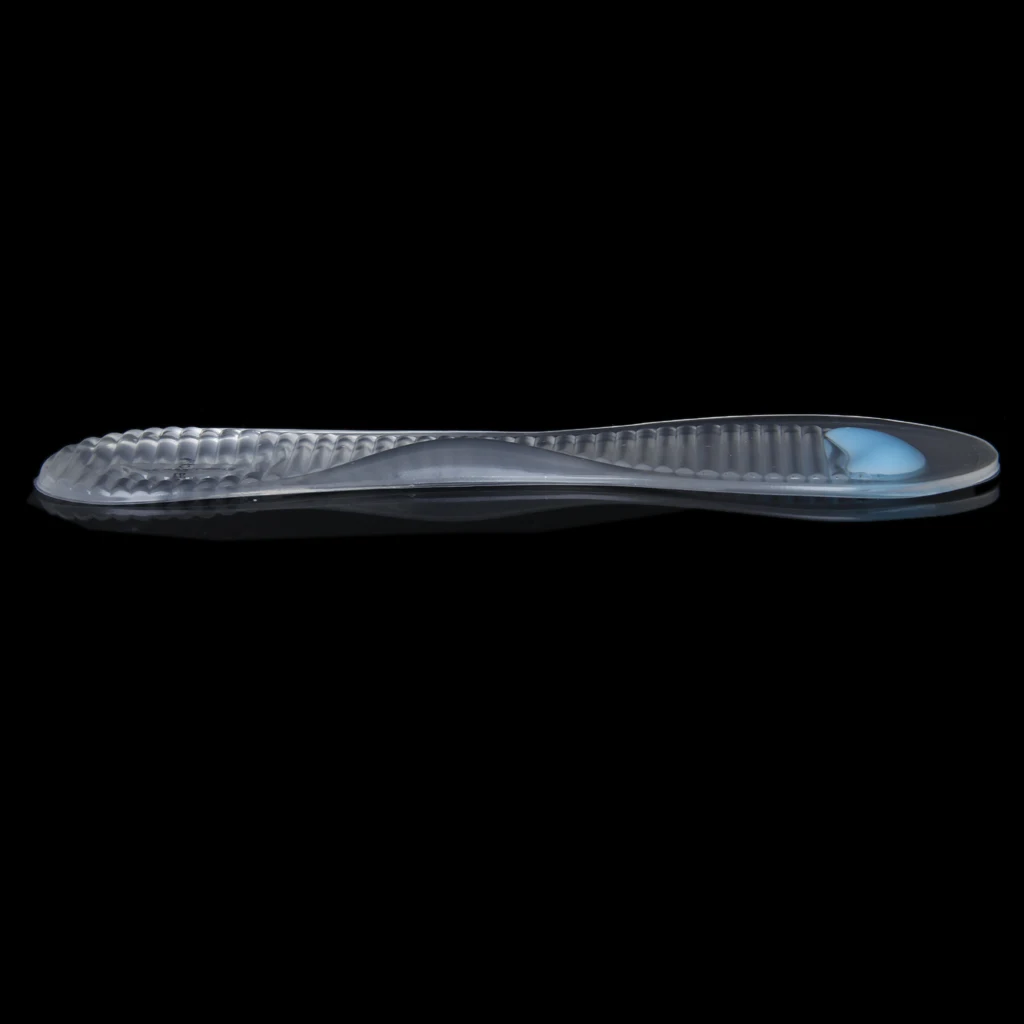 Adhesive Silicone Gel Shoes Pad Arch Metatarsal Support Massage Shoe Insole for 3/4 Size High-Heel Shoes
