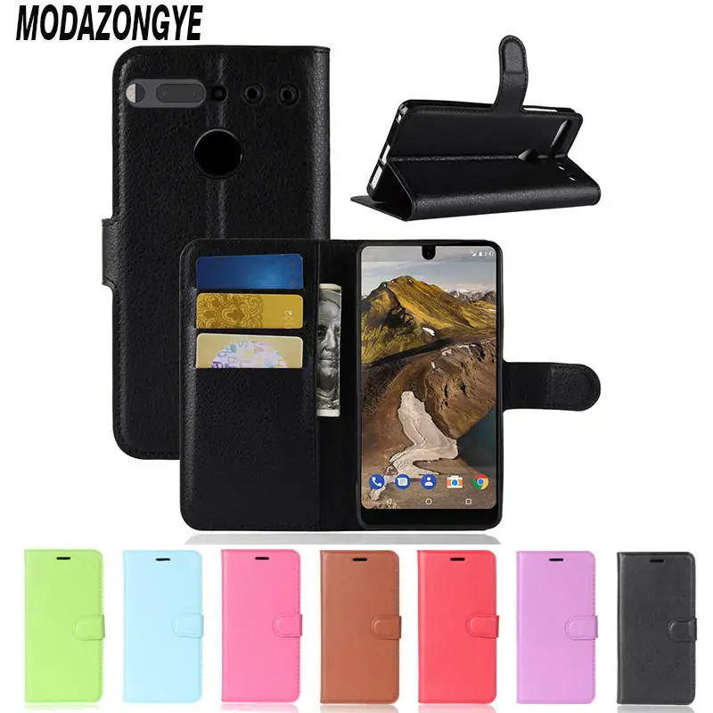 For Essential Phone PH 1 Case Cover 5.71" Luxury Wallet PU Leather Back