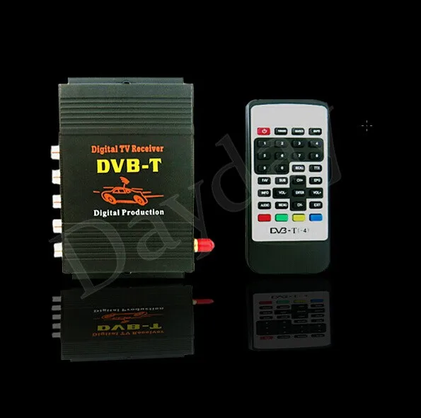 DVB-T автомобильный 140-190 км/ч ТВ приставка DVB-T(SD) MPEG2 и MPEG4 AVC/H.264 DVB T цифровой мобильный цифровой ТВ Тернер приемник для Европы