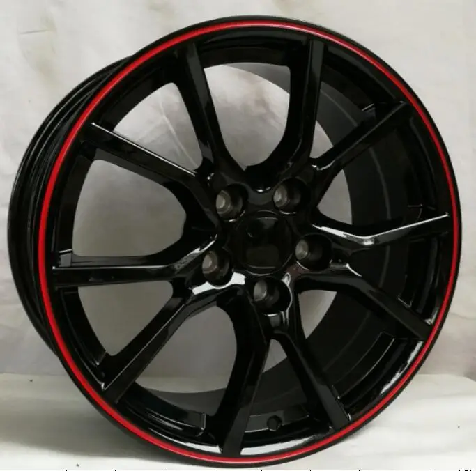 Новая красная линия 20 дюймов 20x8 5 5x114 3 автомобильные диски из сплава подходят для