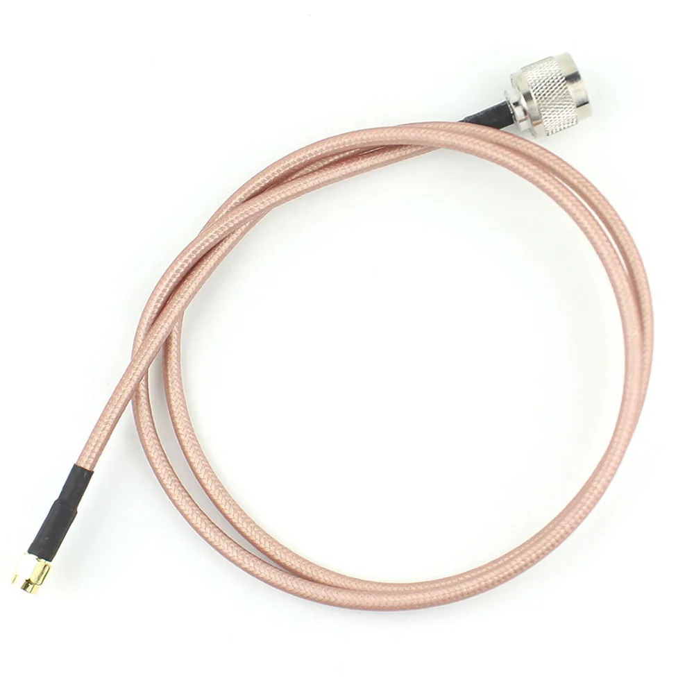 

10M SMA Male Plug to N Male Plug Teflon Coated High Temperature Double Shielded Coaxial RF RG-400 Cable Low Loss