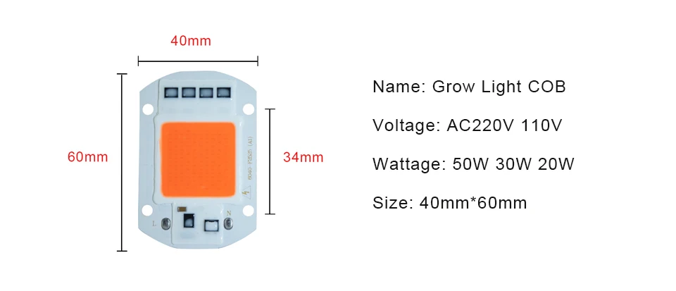  Full Spectrum LED Diode fitolampy (5)