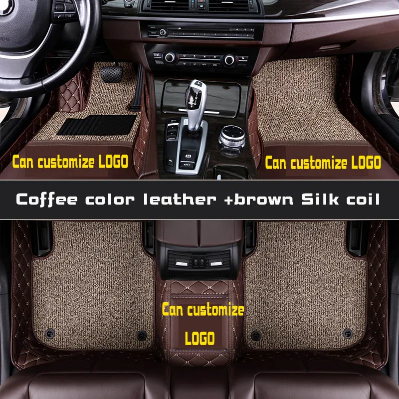 

Custom Car foot Mats Luxury Floor Mats For Land Rover All Models Discovery LR3 LR4 LR2 Sport Range Rover Sport