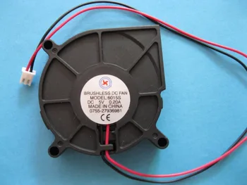 

1 Pcs Brushless DC Blower Fan 5V 6015S 60x60x15mm Sleeve-bearing