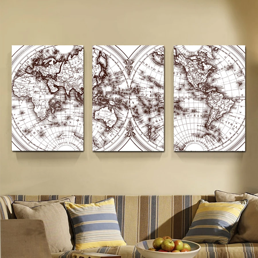 Hoge kwaliteit groothandel kaart canvas van chinese kaart canvas ...
