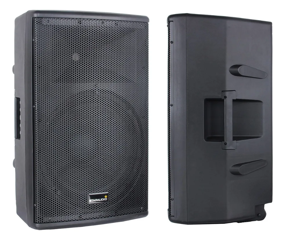 15 inch  4ohm 4000watts class d high powered active pa dj stage ktv club party speaker  