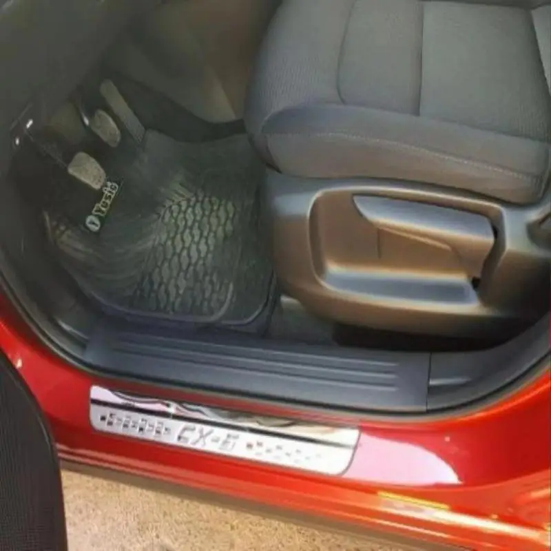 Автомобильный Стайлинг для Mazda CX 5 аксессуары 2017 2019 CX5 Накладка на пороги педали
