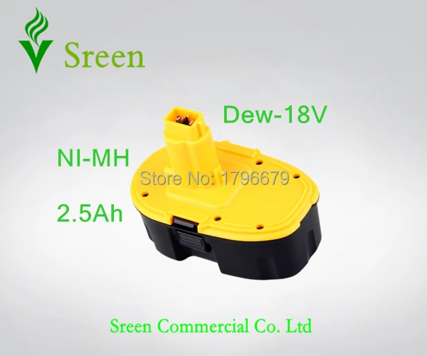 2500mAh New NI MH Emergency Rechargeable Power Tool Battery Replacement