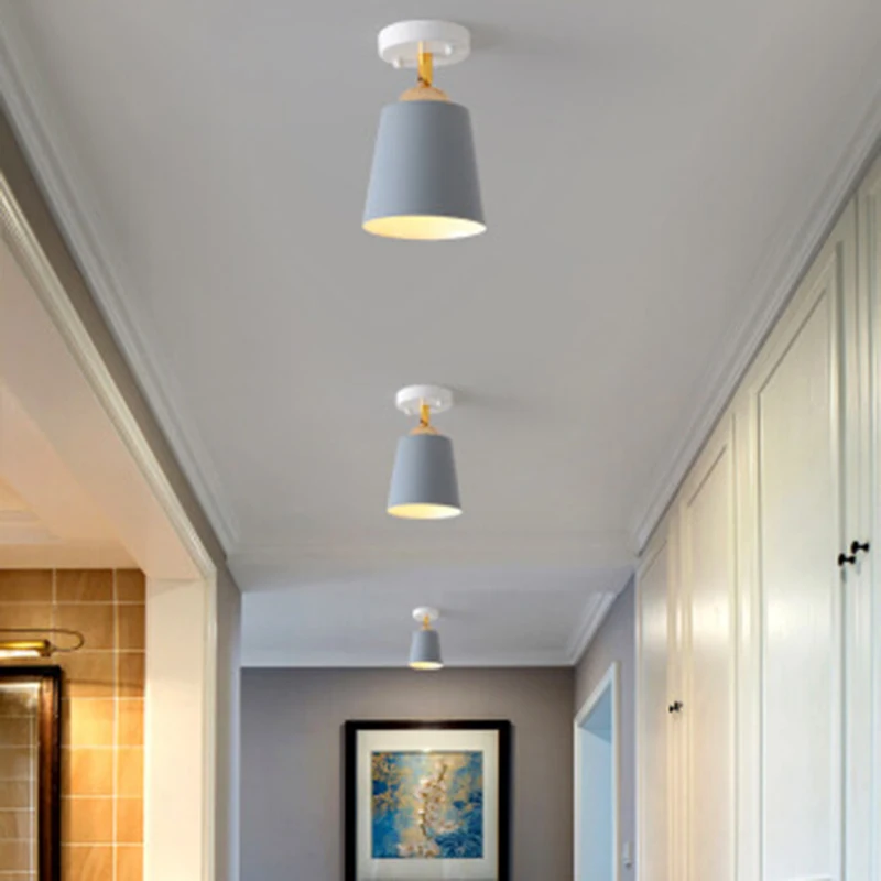 Creative Macaroon Rotatable Ceiling Lamp Fashion Funky Modern