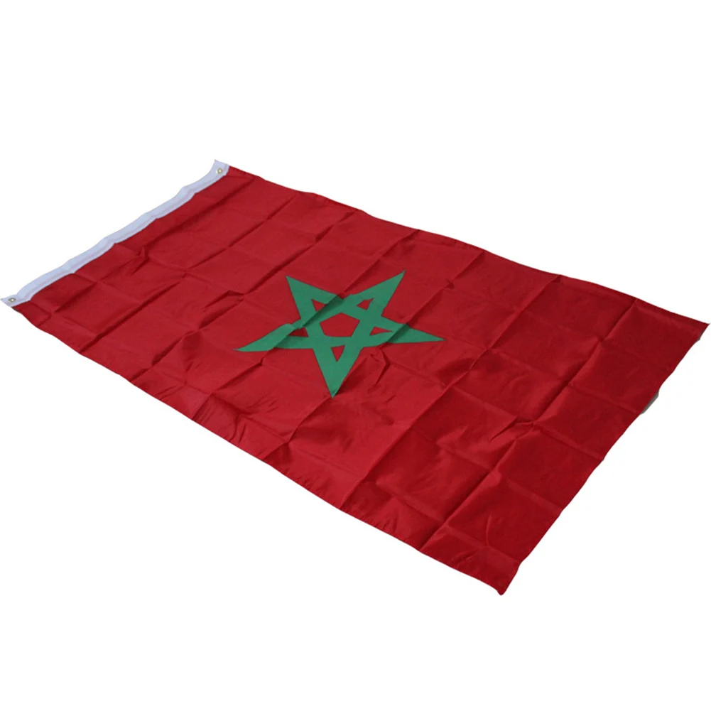 Flag of Morocco 150x90cm Happy Gifts High Quality Double Sided Printed Details About New Polyester Dropshipping