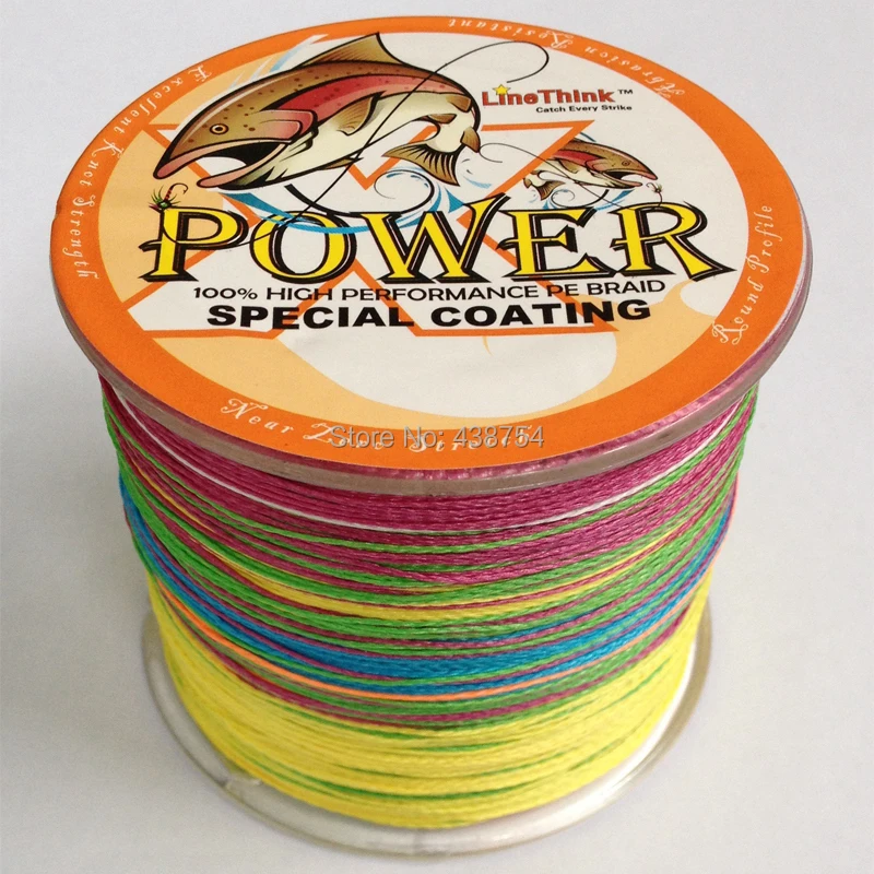 STRONG 4 Strands PE Braided Fishing Line 500m Japanese Multicolor Multifilament Fishing line