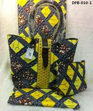 Bunte Holldndias African ankara hollandias Wachs stoff passende mode qualität handtasche schuhe eingestellt für hochzeit DFB-010