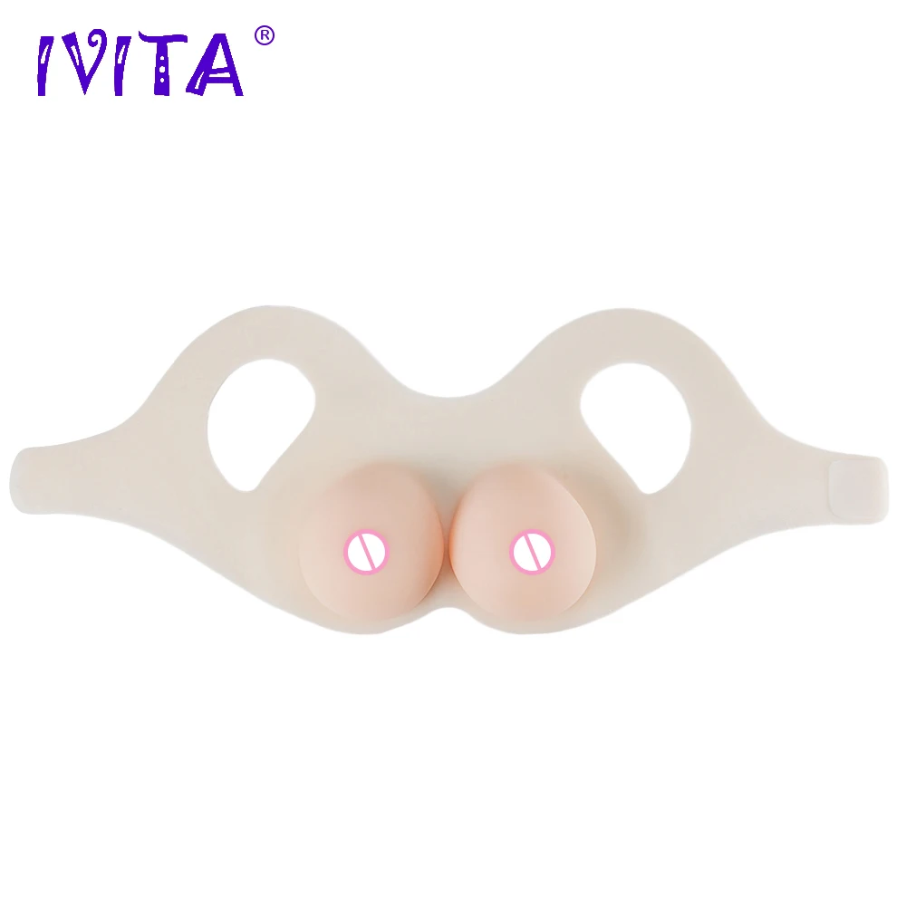 

IVITA Top Quality Fake Breast Form Silicone Breast Forms For Mastectomy Crossdresser Transgender Hot Sale Enhancer Breast Gift