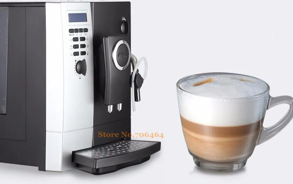 Автоматическая Высококачественная Эспрессо-Кофеварка CLT13 с кофемолкой в зернах капучино хорошая crema& milk frother кофемашина