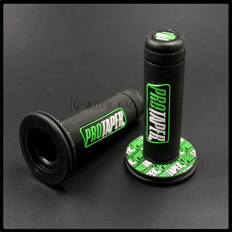 New PRO TAPER Motorcycle 7/8" Handlebar Rubber Gel Hand Grips motocross