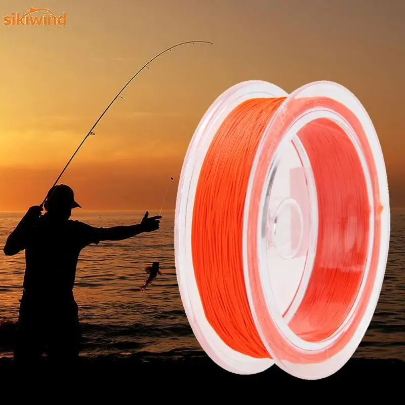 Sikiwind 1 шт. 50 м Fly леска 3 цвета плетеный провод летучей рыбы опорные линии 20LB