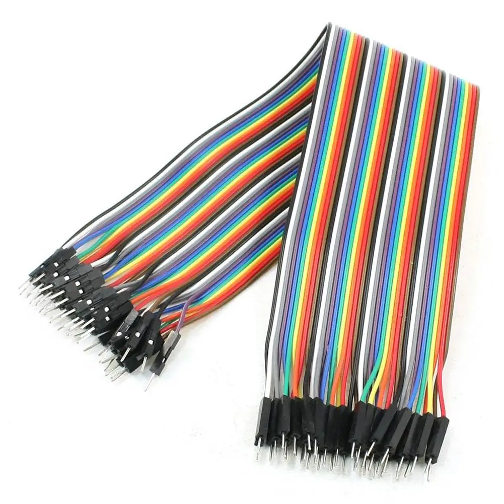 

IMC Hot 30cm Long 40 Male Pin 1P-1P Wire Jumper Cable Line Connect Colorful