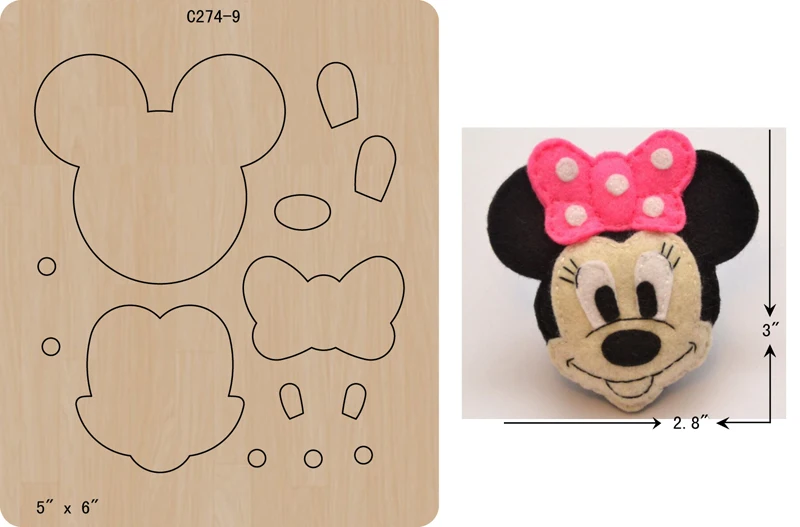 

New Wooden die Scrapbooking C-274-9 Cutting Dies