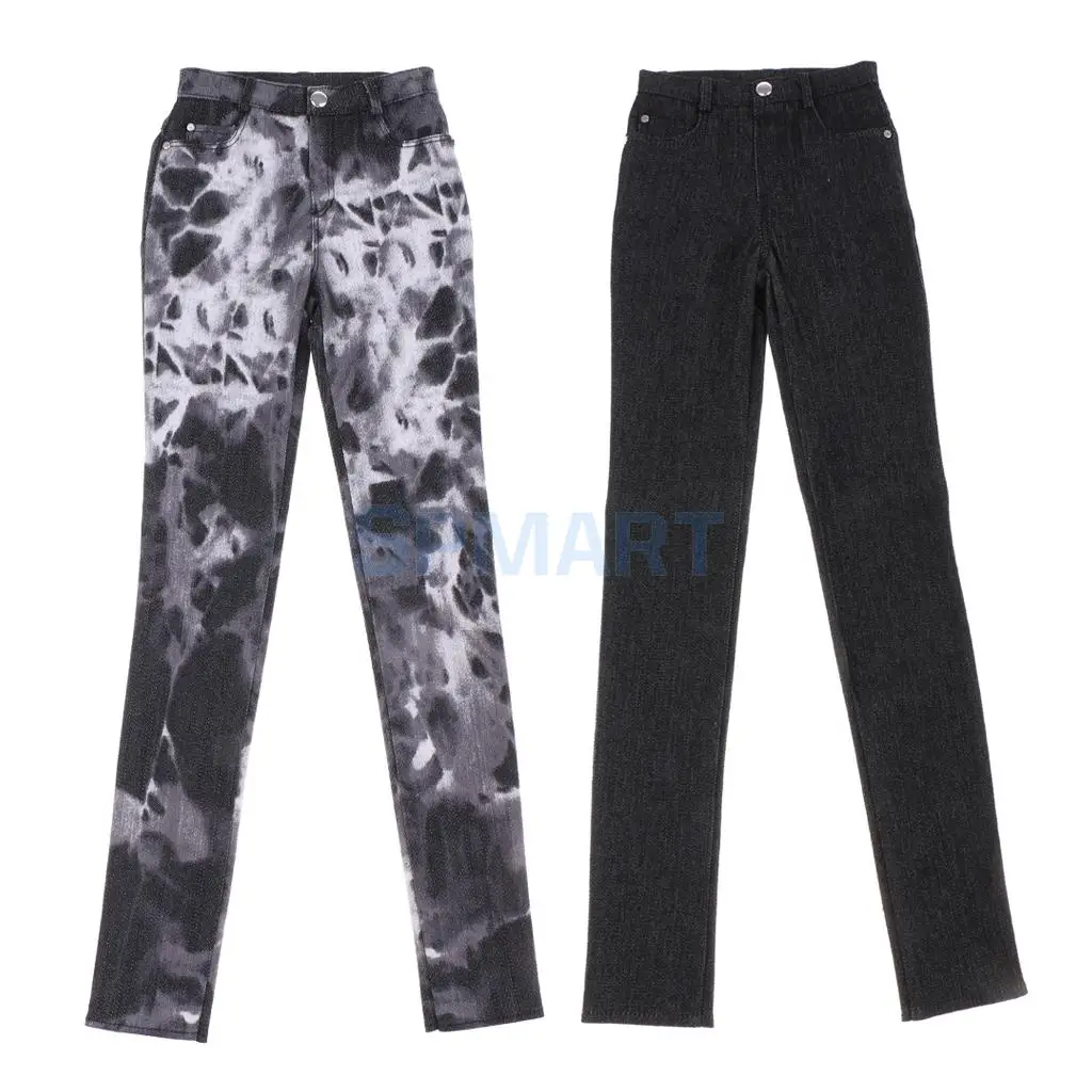 

Set of 2pcs Denim Jeans Pants Trousers for 70cm BJD Male SD Uncle Sized Doll Clothing Accessories
