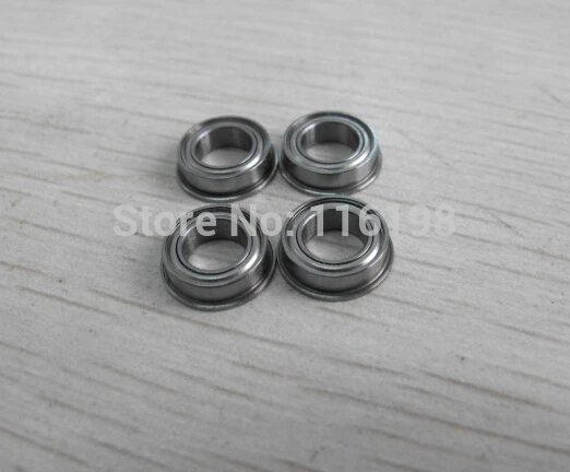 10 Bearing Steel Flange Ball Bearing Miniature Flange Bearings F625ZZ 5*18*5 