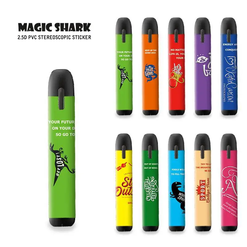 Новинка 2021 милая мультяшная стерео наклейка Magic Shark для Myblu на чехол электронной