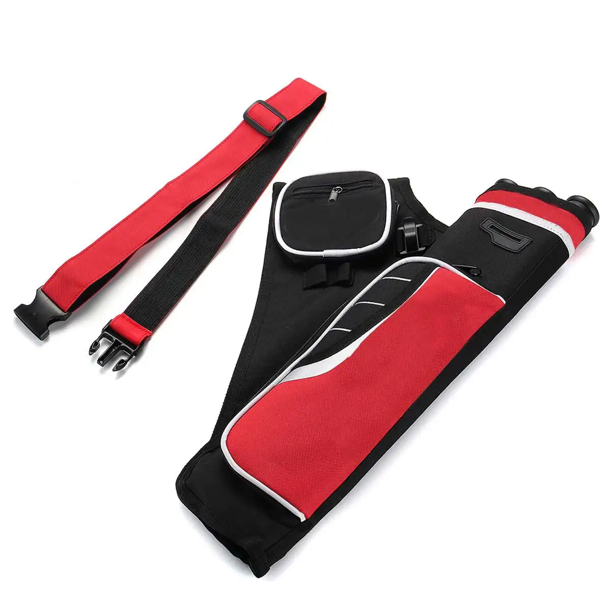 Ajustável de Volta Seta para Arco Recurvo e Arco Composto de Caça Tubos Quiver Cinto Bolsa Titular Seta Aljava Tiro Organizador 3 6 High Quality Esporte e Lazer