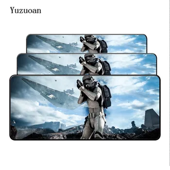 

Yuzuoan Star Wars Battlefront Large Gaming Mouse pad Mousepad Extended Lock Edge Computer Desk Notbook Mat For CSGO Dota 2 LOL