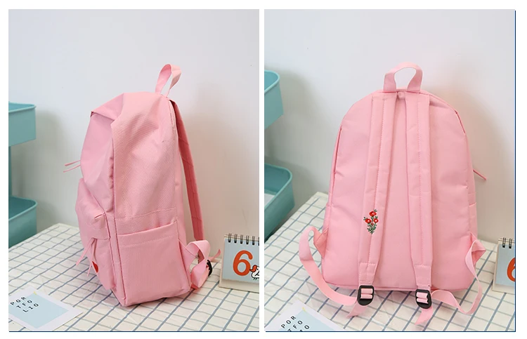 2018 nueva mochila Coreana de lona amarilla negra para niñas Mochilas femeninas de escuela secundaria 2018 nueva mochila Coreana de lona amarilla negra para niñas Mochilas femeninas de escuela secundaria