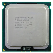 intel xeon X3360 Quad Core 2.83GHz LGA 775 95W 12M Cache Server CPU free shipping