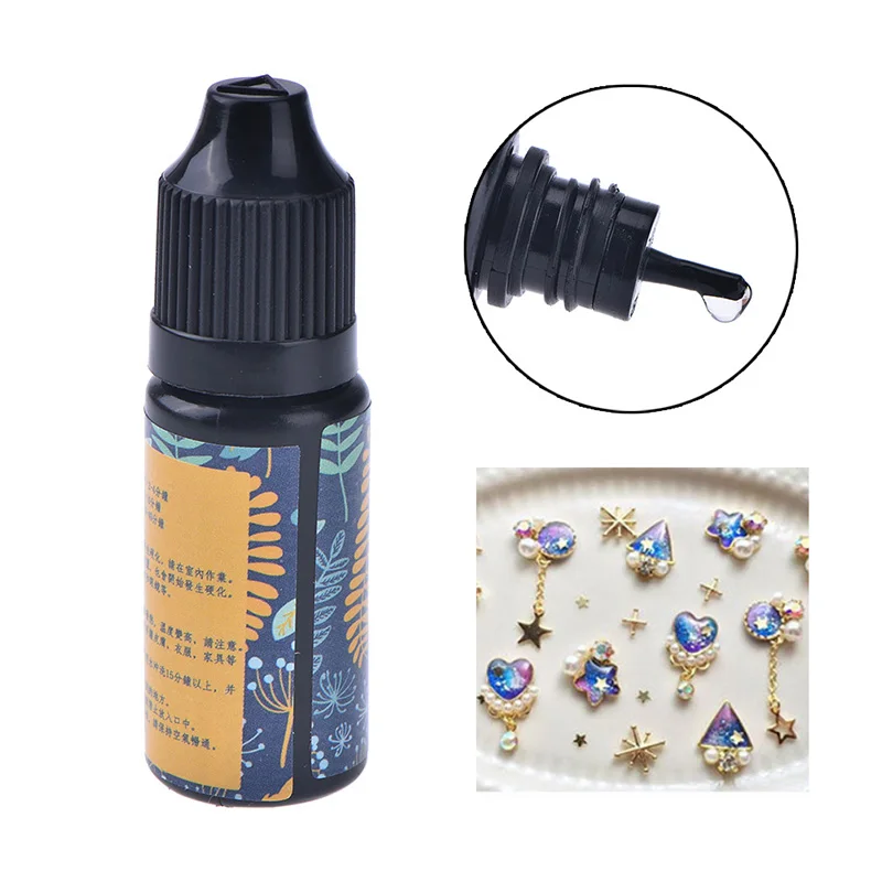 

10g/bottle UV Resin Epoxy DIY Jewelry Making Transparent Hard Curing Activated Craft hot sale