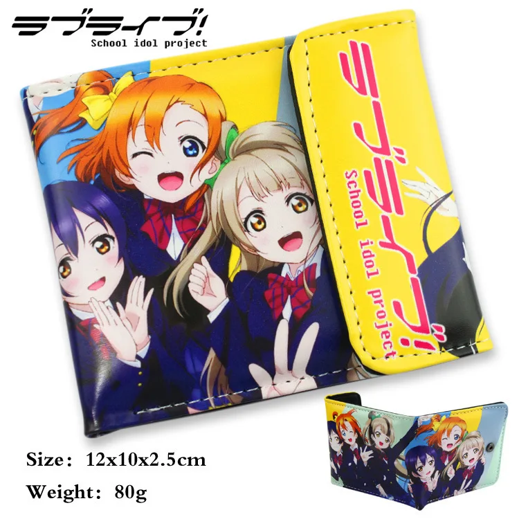 

2015 new Date A live/Love live/Totoro pattern Hot sale short wallets purse P020-2