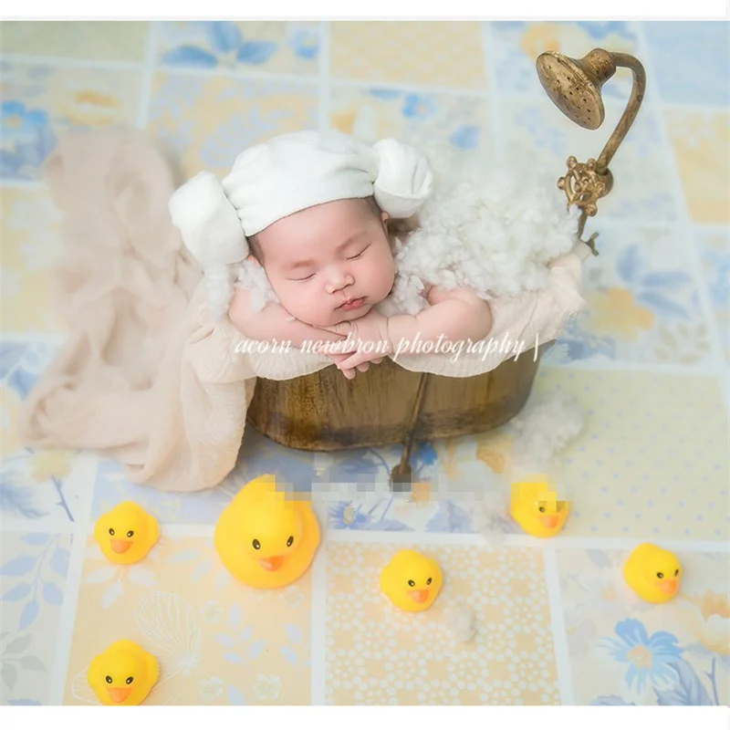 Baby Photography Studio Props Boy Iron Vintage Bathtub for Newborn Baby Posing Sofa Photo Shoot Accessories Props Fotografi