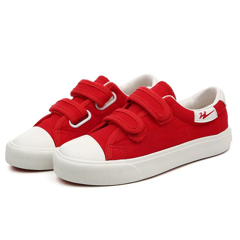 

Girls Canvas Shoes Soild Kids Shoes Casual Boys Sneakers 2019 Fashion Breathable Canvas School Shoes Children Trainers