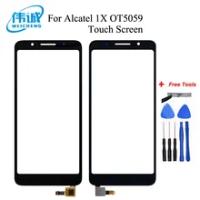 Высокое качество для Alcatel 1X 5059D 5059A 5059I 5059X 5059Y OT5059 5059 сенсорный экран дигитайзер стеклянная панель Замена