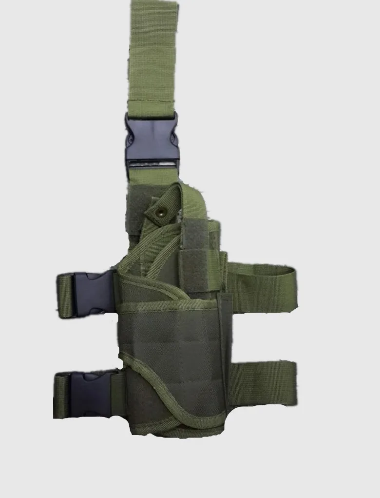 50 шт./лот Airsoft тактический Военная Униформа Пистолет падения нога бедра чехол сумка левая рука