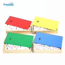 Zabawka dla dziecka Montessori Mental Math arytmetyka deska drewno dla wczesnej edukacja dziecięca przedszkole dla dzieci Brinquedos Juguetes