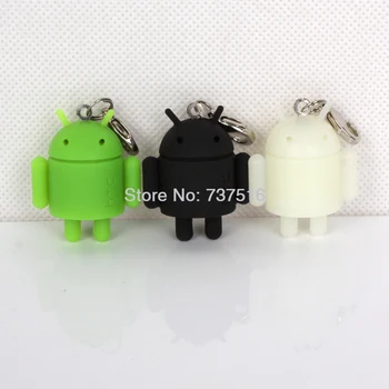 

Set Of 3Pcs Lovely Android Mini Robot Figures Doll Mascot Collectible Product Rare Model Toys US Free Ship New