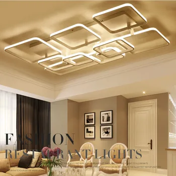 

led ceiling lamp living room lamp room bedroom lamp modern minimalist creative combination square lighting fixture led lamps