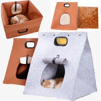 

Pet Dog Warm Foldable Sleeping Bag Bed Dog Cat pet dog Bed Cave Goods for pets chats produits pour animaux de compagnie 1pc