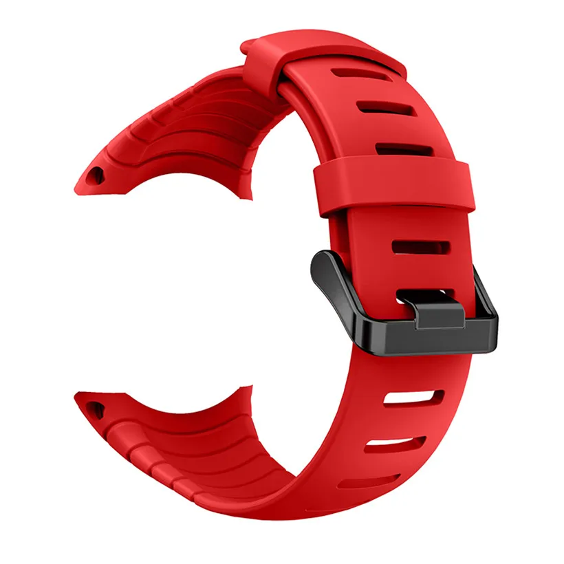 Ремешок для наручных часов Suunto core силиконовый сменный спортивный ремешок для наручных часов suunto core браслет ремень классический браслет - Цвет ремешка: Red