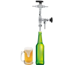 40 см нержавеющая сталь счетчик давления пивная бутылка наполнитель домашний пивоваренный СО2 домашняя пивная бутылка наполнитель домашний пивоваренный бар аксессуары