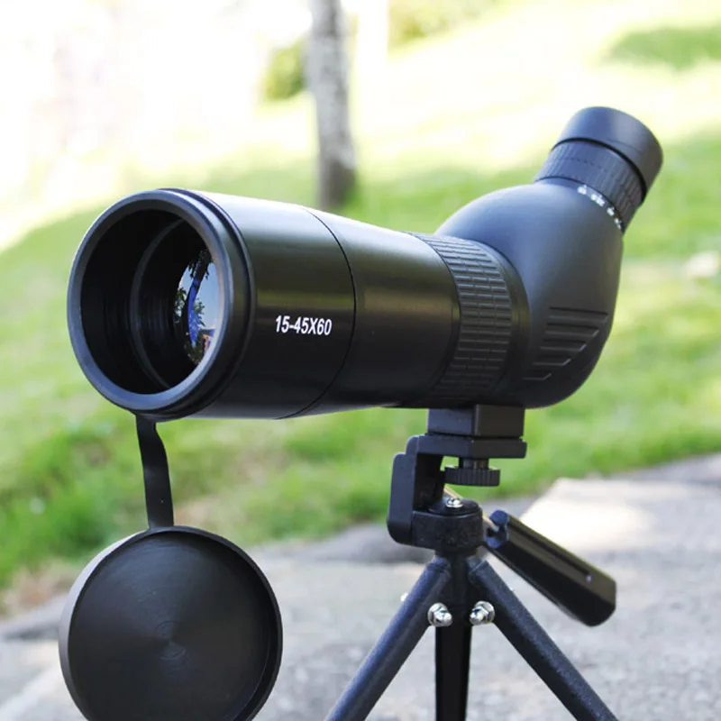 High times 15 45x60 Zoom Monocular Powerful Spotting Scope for Bird