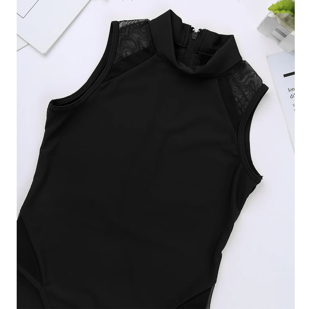 Балетное гимнастическое леопардовое трико для девочек Одежда танцев Детский